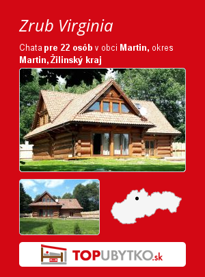 Zrub Virginia - TopUbytko.sk