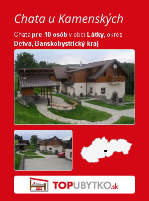 Chata u Kamenských - TopUbytko.sk